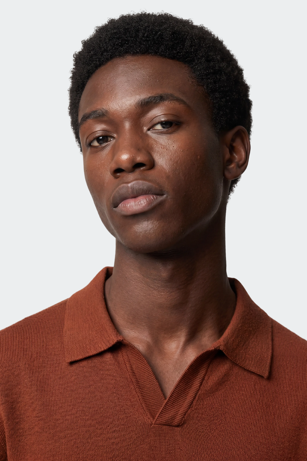 Merino Buttonless Long Sleeve Polo-thumbmail-13