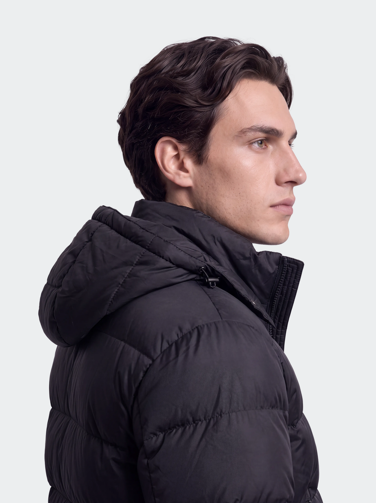Neva Matte Hooded Down Puffer Jacket