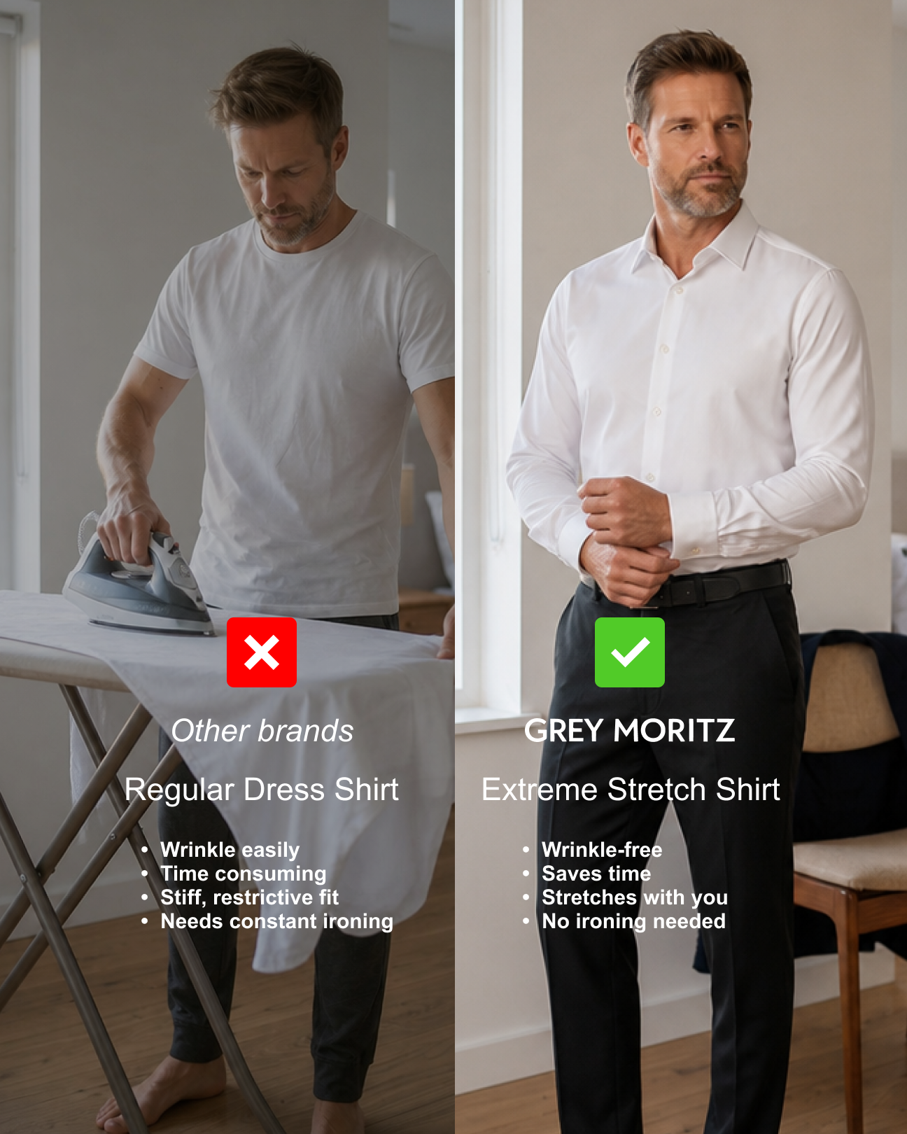Men's Non-Iron Slim-Fit Shirt-thumbmail-3