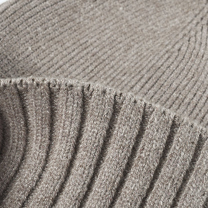Ribbed Wool-Blend Beanie