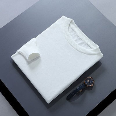 Merino Wool Blend Crewneck Sweater