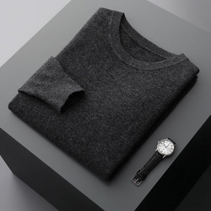 Merino Wool Blend Crewneck Sweater