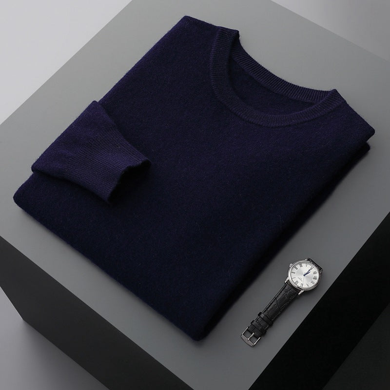 Merino Wool Blend Crewneck Sweater