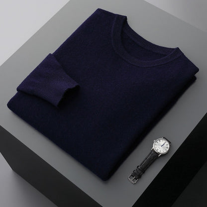 Merino Wool Blend Crewneck Sweater