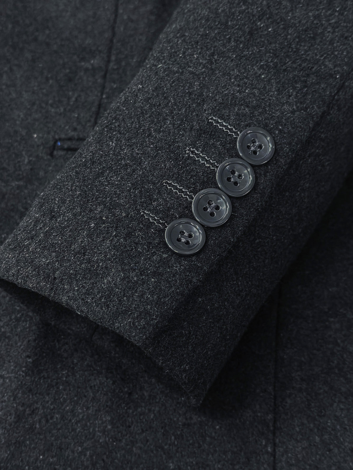 Men's Black Double-Breasted Suit - Two-Piece, Slim Fit-thumbmail-5