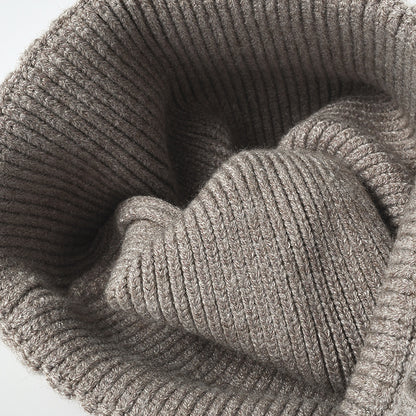 Ribbed Wool-Blend Beanie