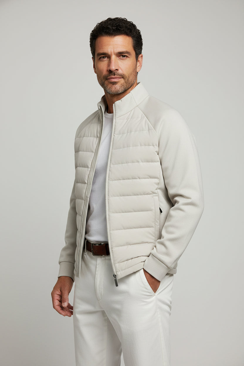 Men's Quilted Down Hybrid Jacket-thumbmail-4