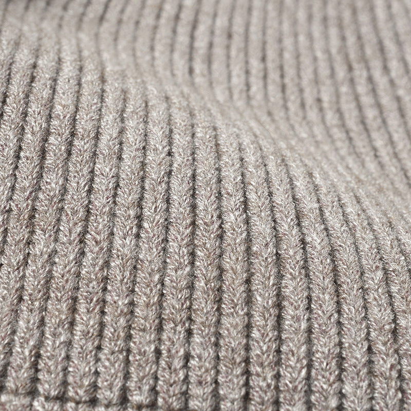 Ribbed Wool-Blend Beanie