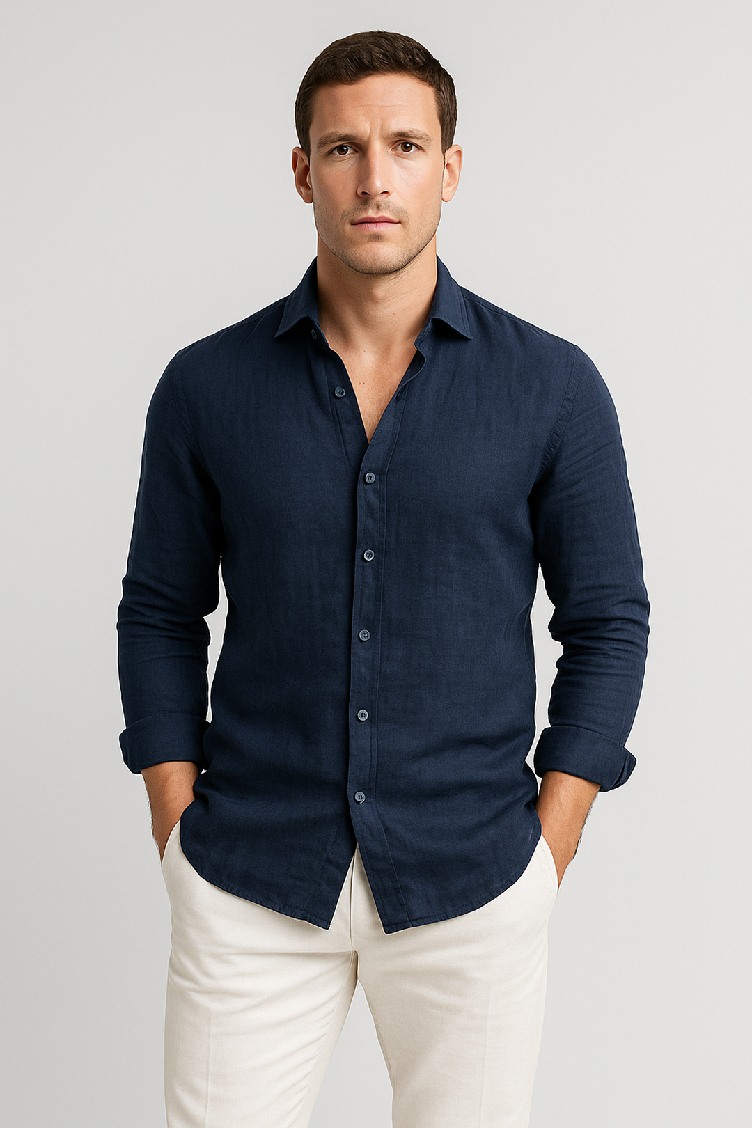 Lightweight Cotton-Blend Shirt