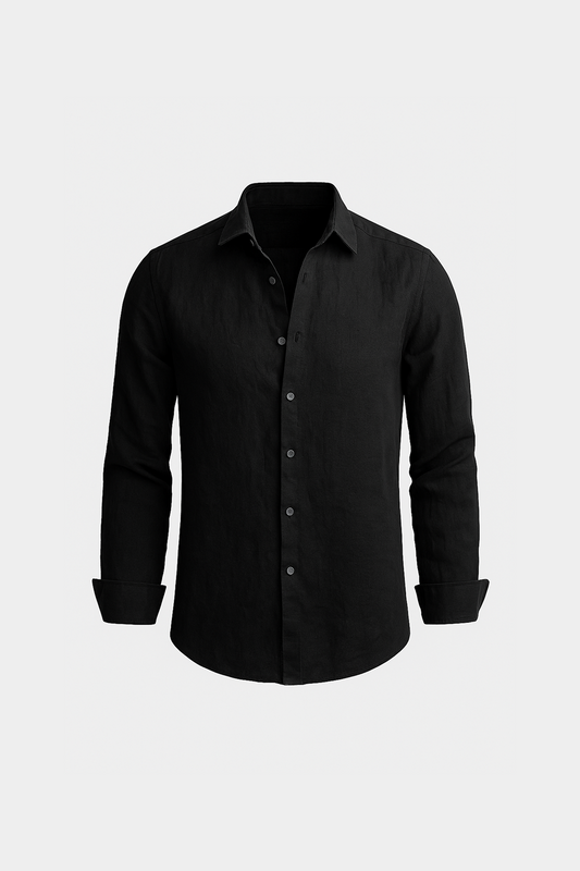 Chemise en lin haut de gamme