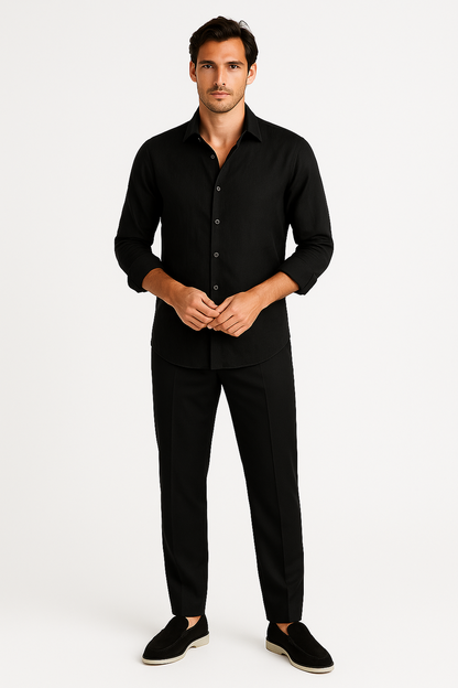 Lightweight Cotton-Blend Shirt