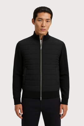 Quilted Bomber Jacket