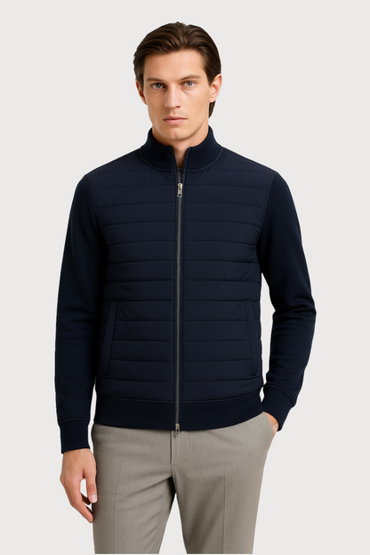 Quilted Bomber Jacket