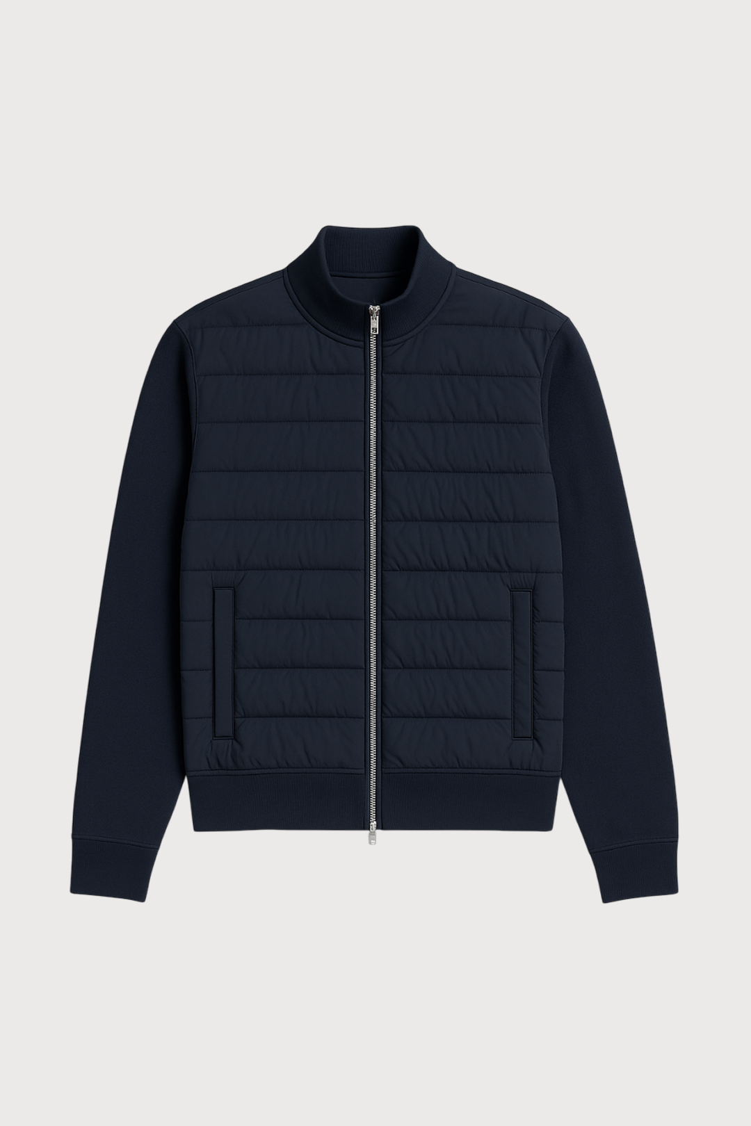 Quilted Bomber Jacket