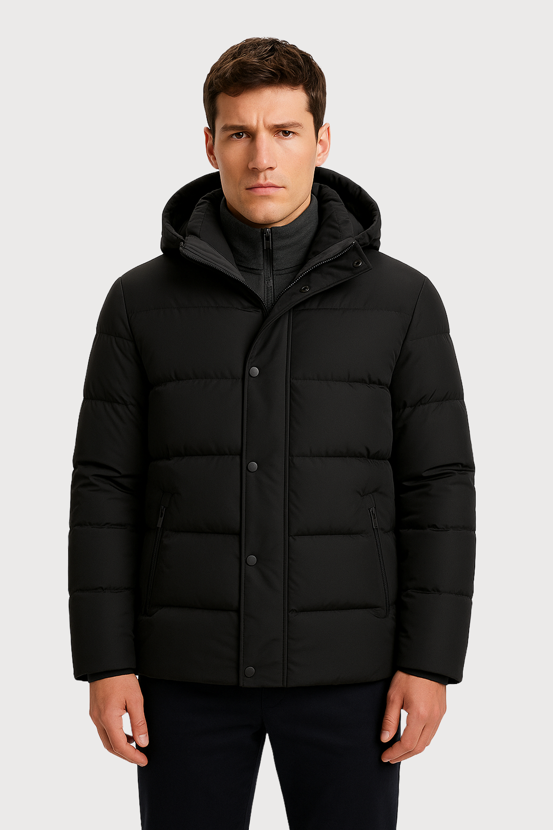 Down Hooded Winter Jacket