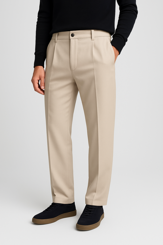 Relaxed Fit Straight-Leg Pantalon
