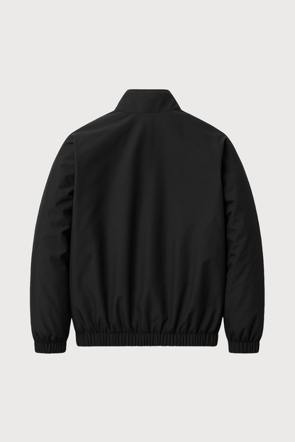 Black jacket on a light gray background