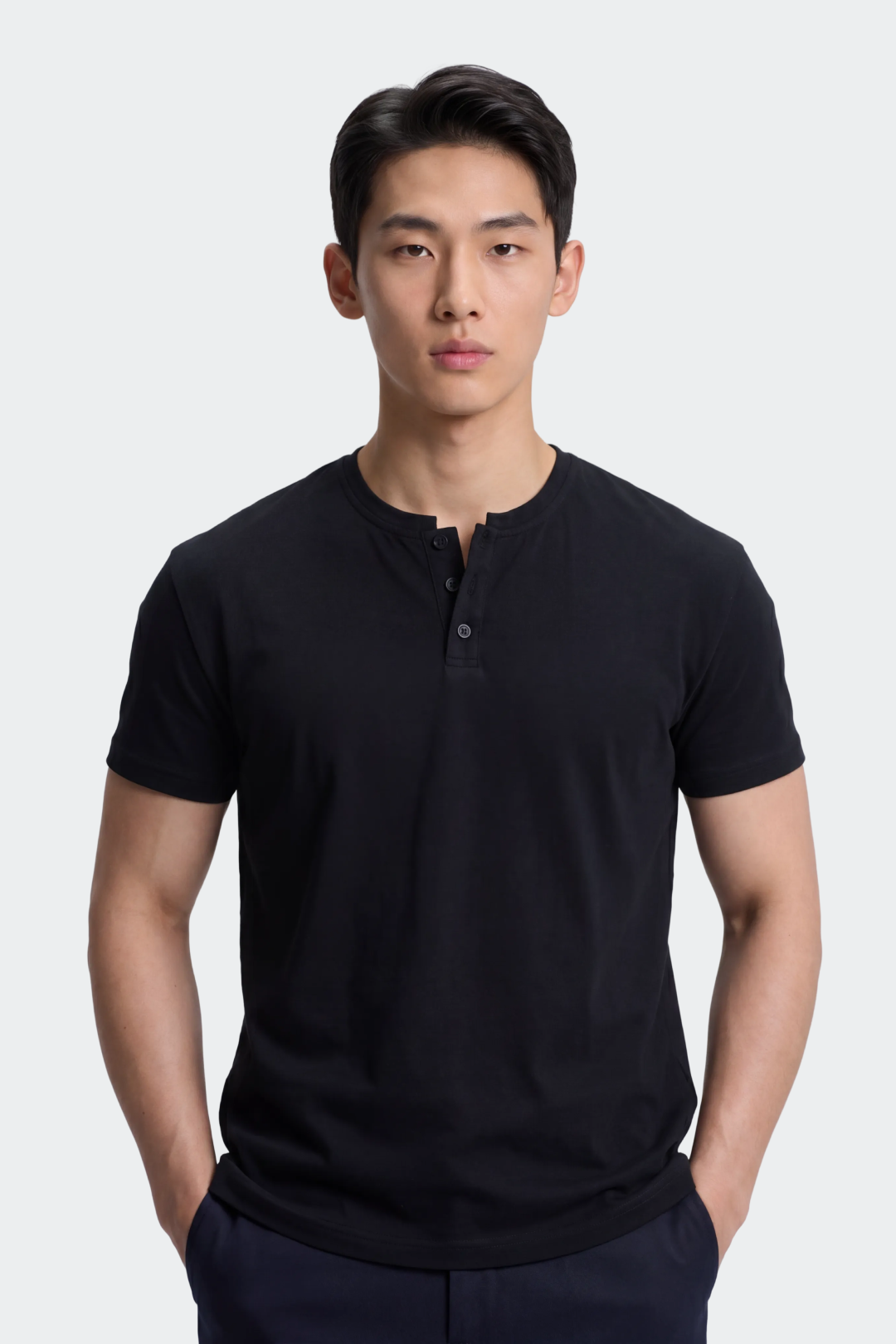 Henley Short Sleeve T-Shirt-thumbmail-4