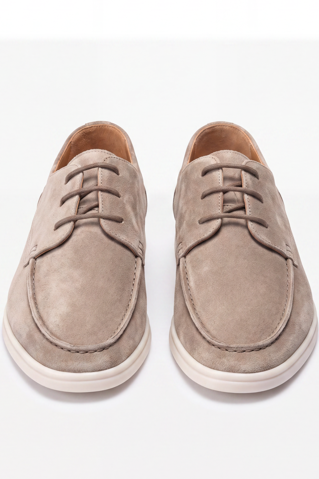 Men’s Suede Loafers Regular Fit Leather Lace-up Closed Toe-thumbmail-9