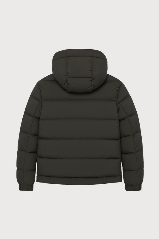 Down Jacket with Detachable Hood