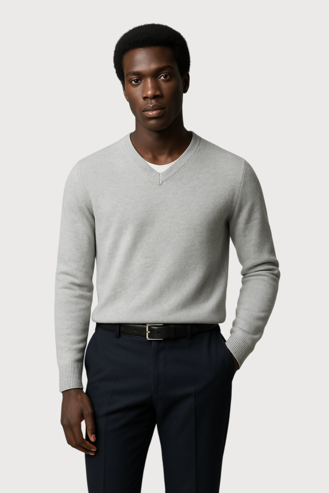 Wool V-Neck Sweater