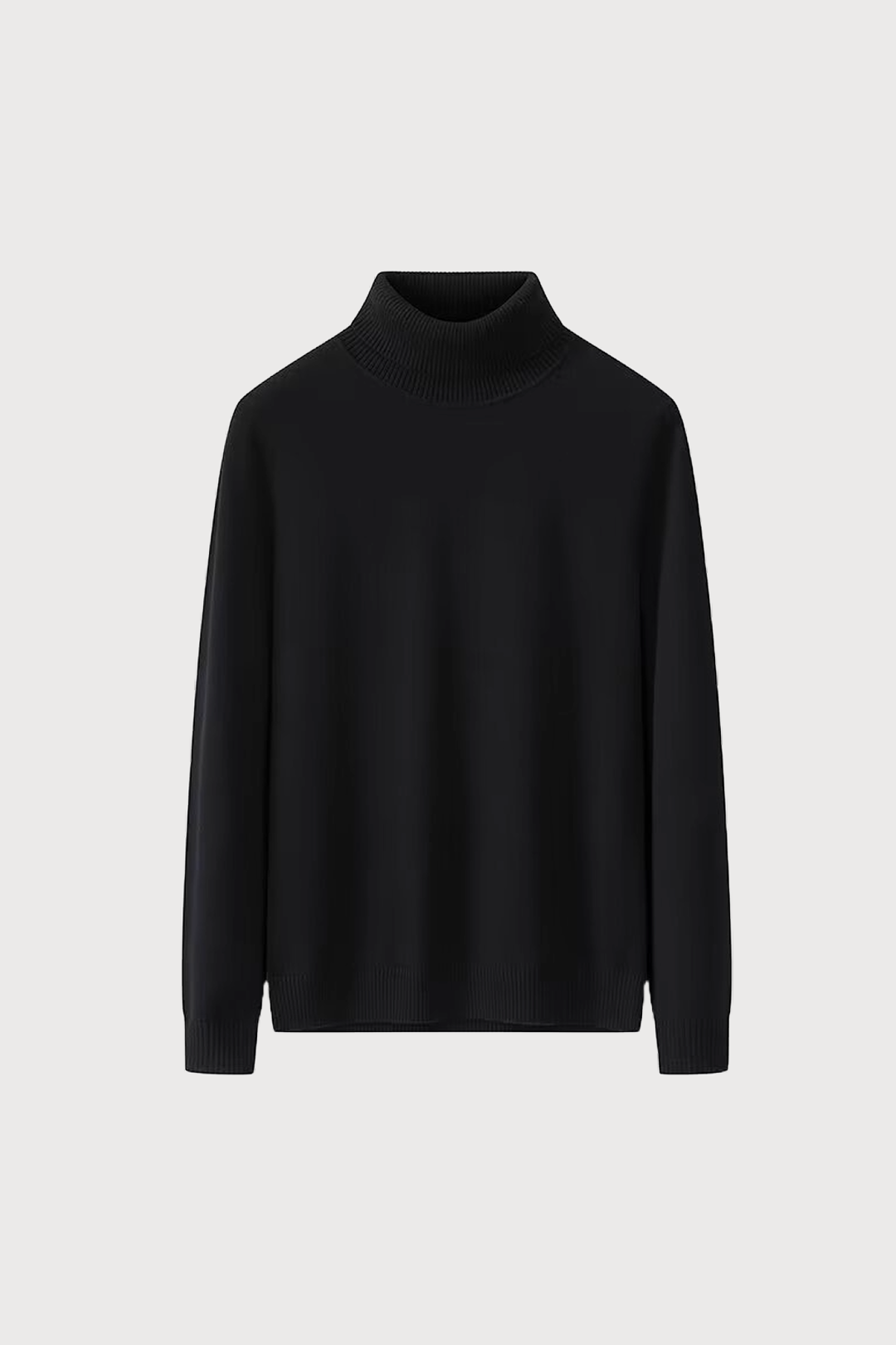 Wool turtleneck sweater