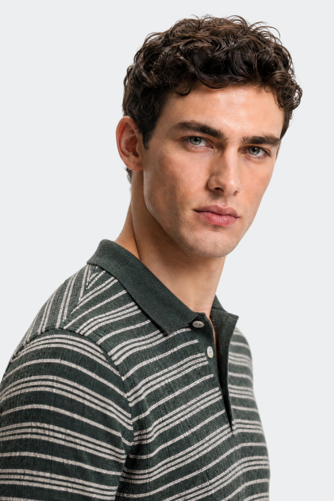 Striped Knit Polo-thumbmail-3
