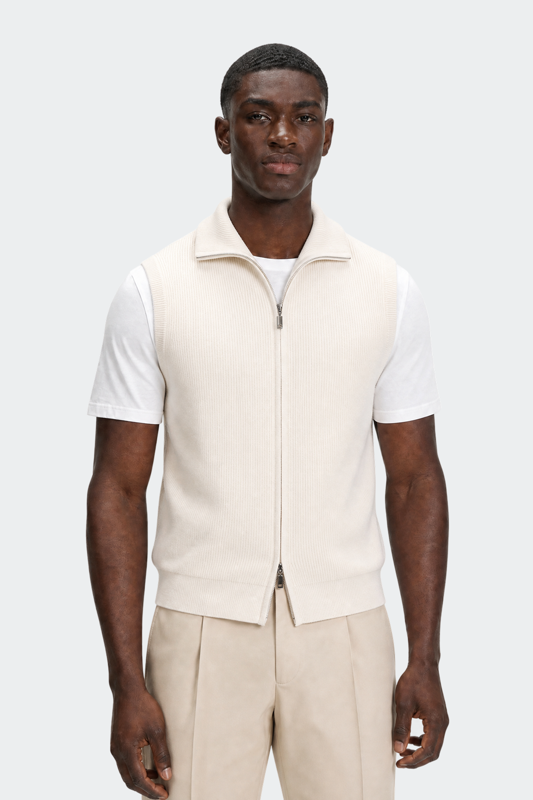 Men's Pure Cashmere Bodywarmer Vest-thumbmail-8