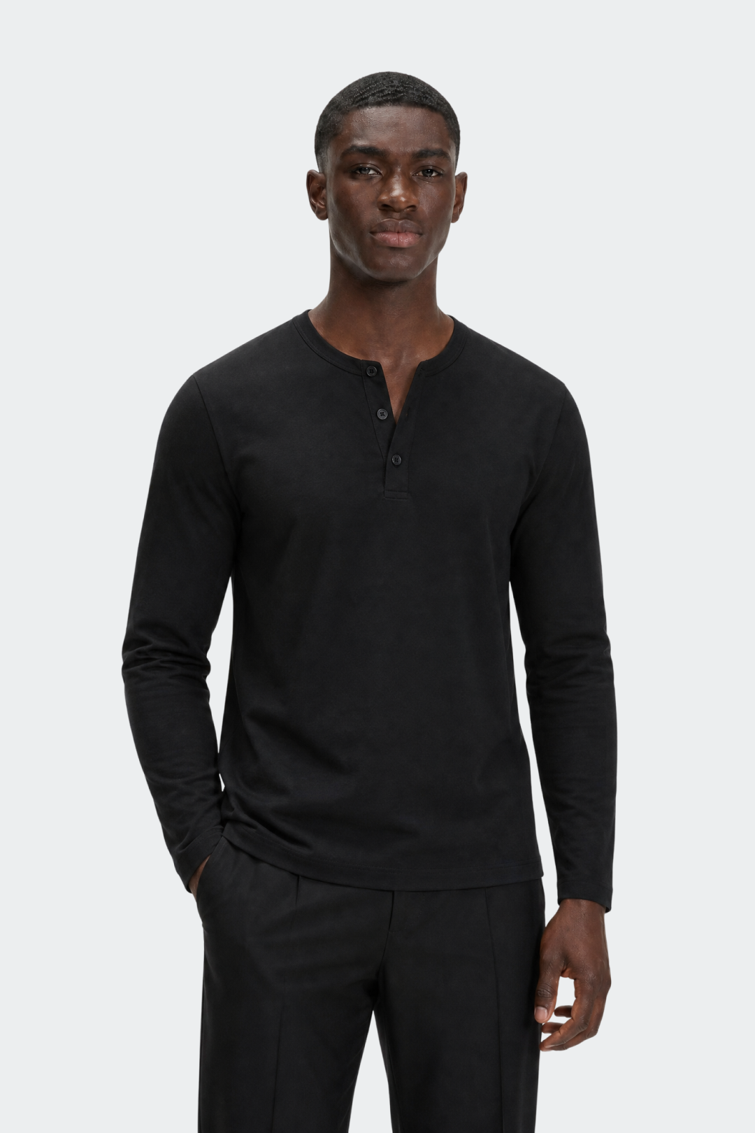 Henley Long Sleeve T-Shirt