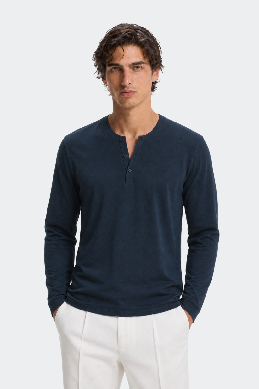 Henley Long Sleeve T-Shirt