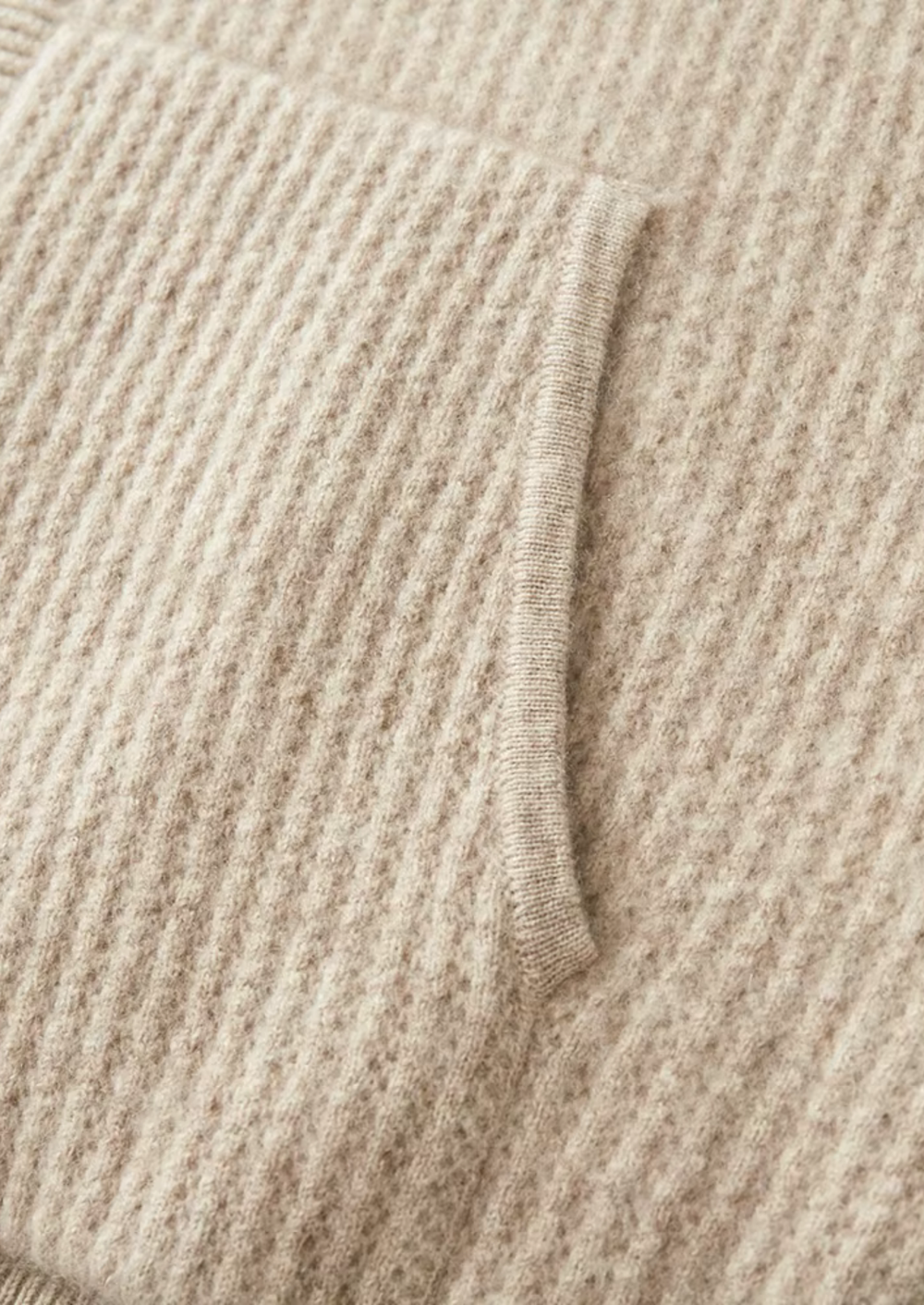 Hooded Full Zip Wool Cardigan-thumbmail-5