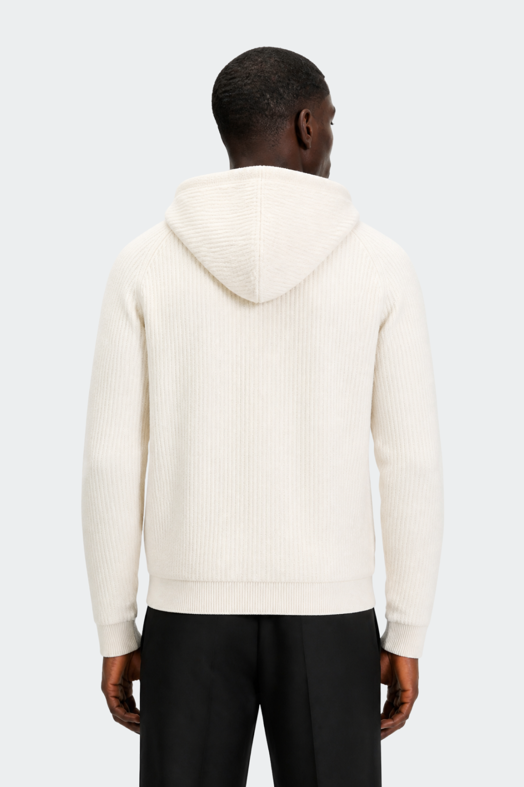 Hooded Full Zip Wool Cardigan-thumbmail-10