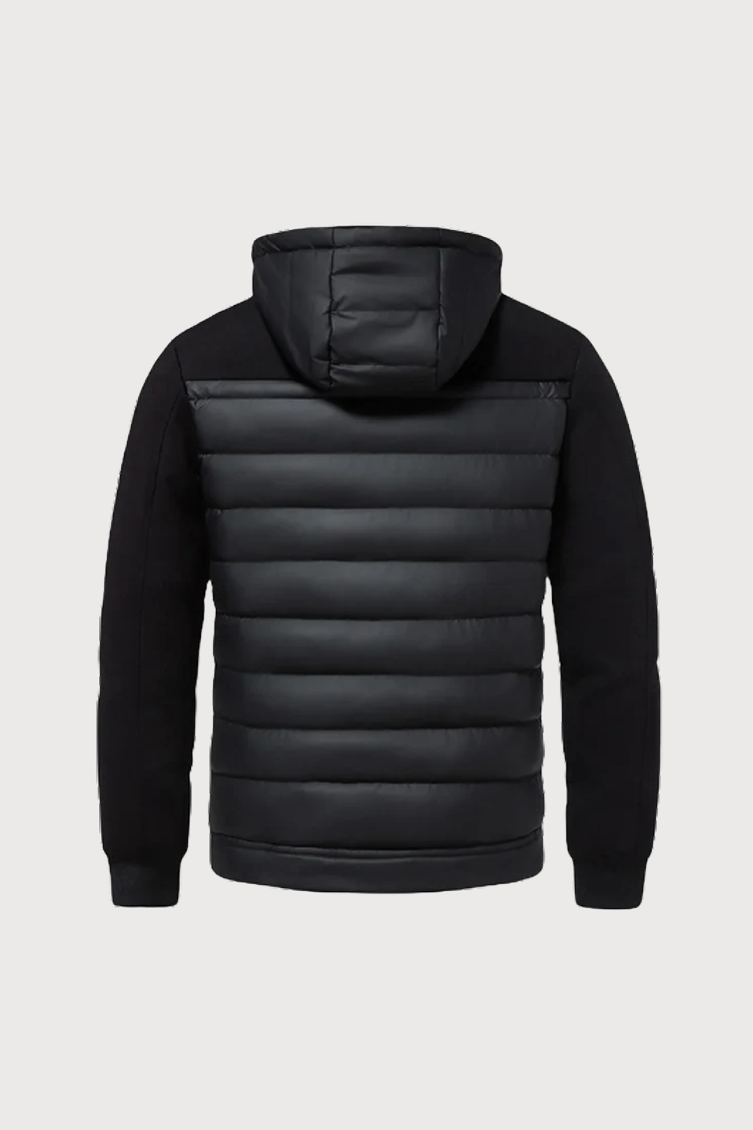 Quilted Hybrid Hooded Jacket