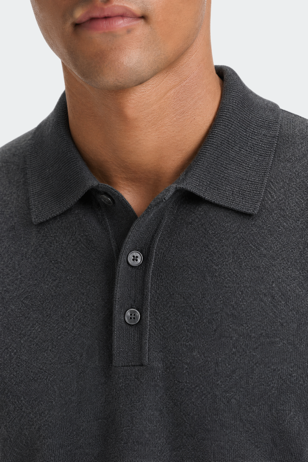 Knitted Cotton Polo Shirt-3