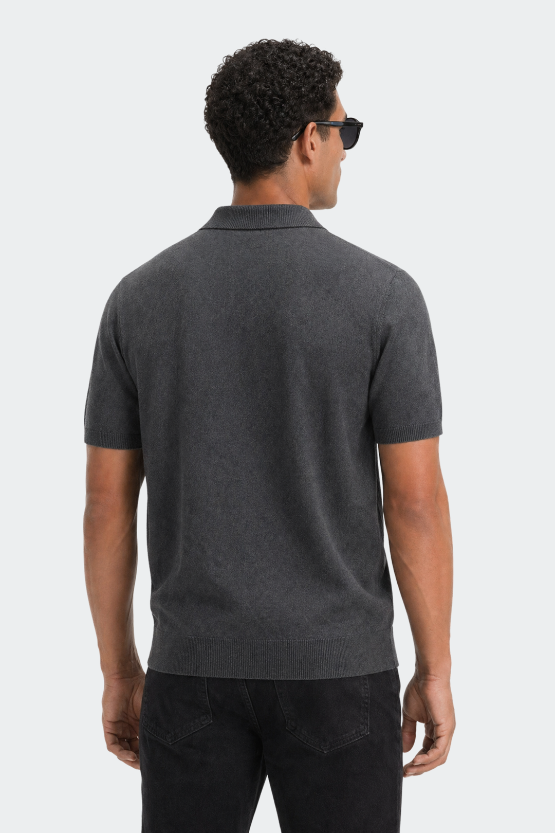 Knitted Cotton Polo Shirt-5