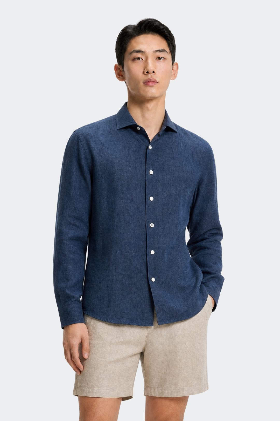 Pure Linen Shirt in Relaxed-Fit-thumbmail-23