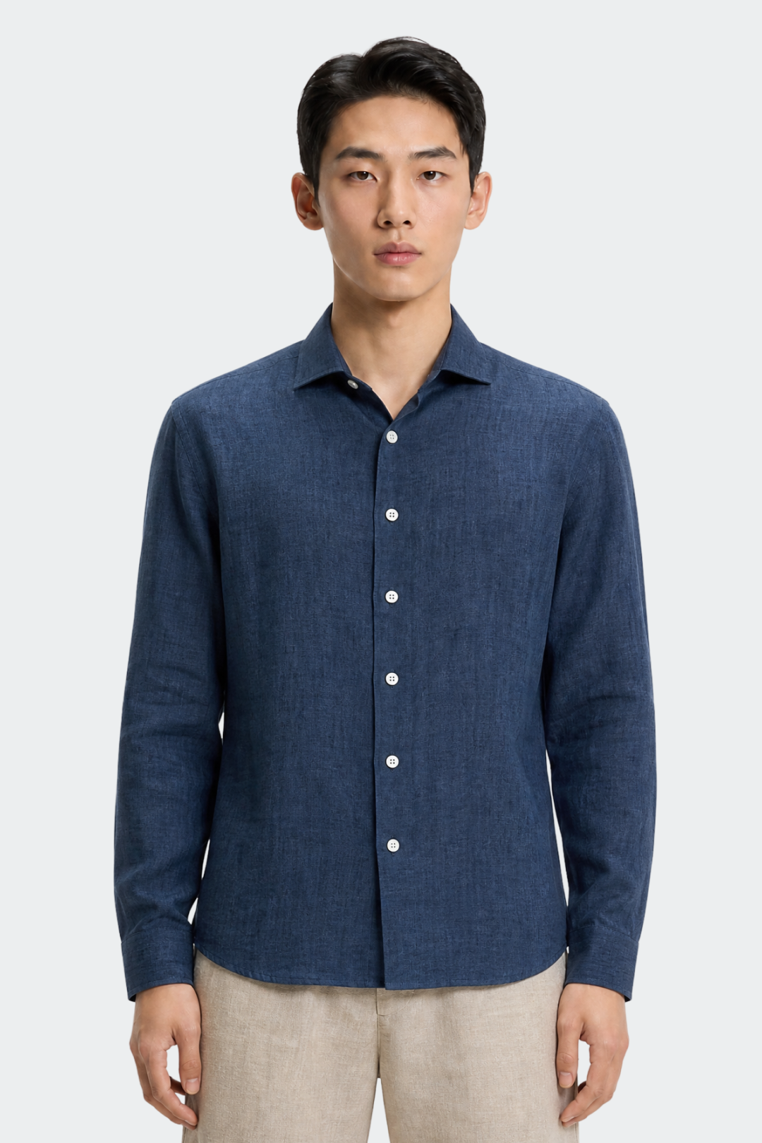 Pure Linen Shirt in Relaxed-Fit