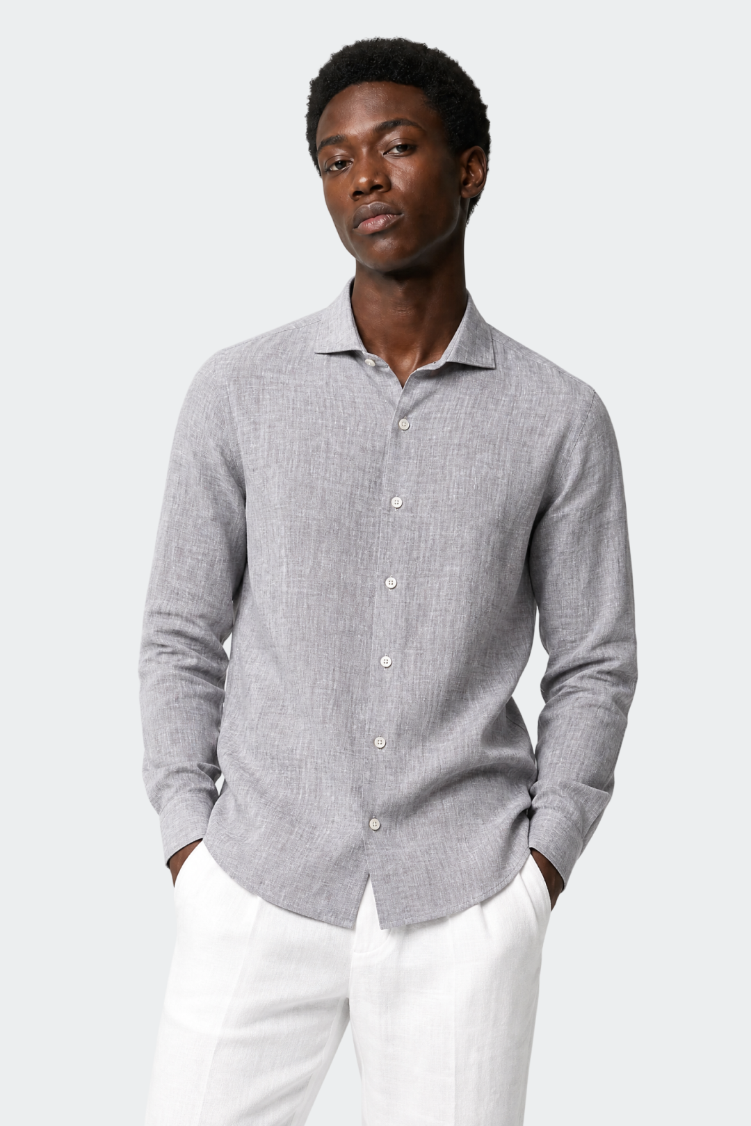 Pure Linen Shirt in Relaxed-Fit