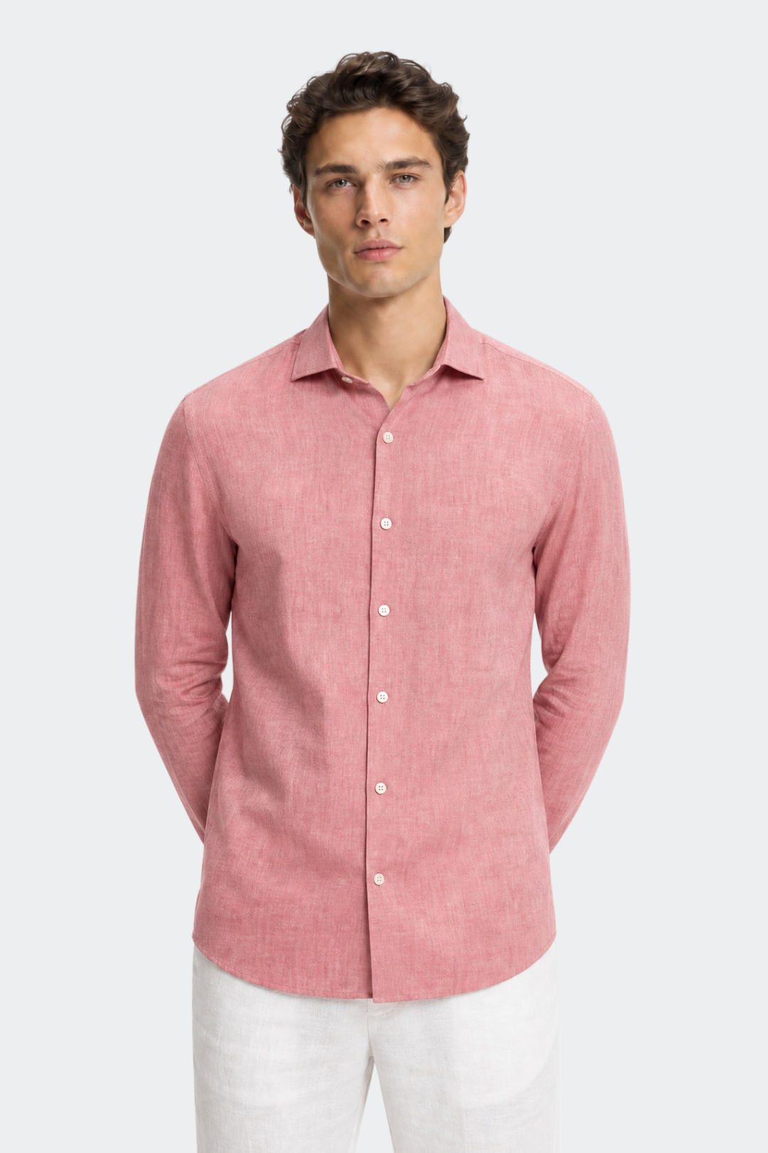 Pure Linen Shirt in Relaxed-Fit