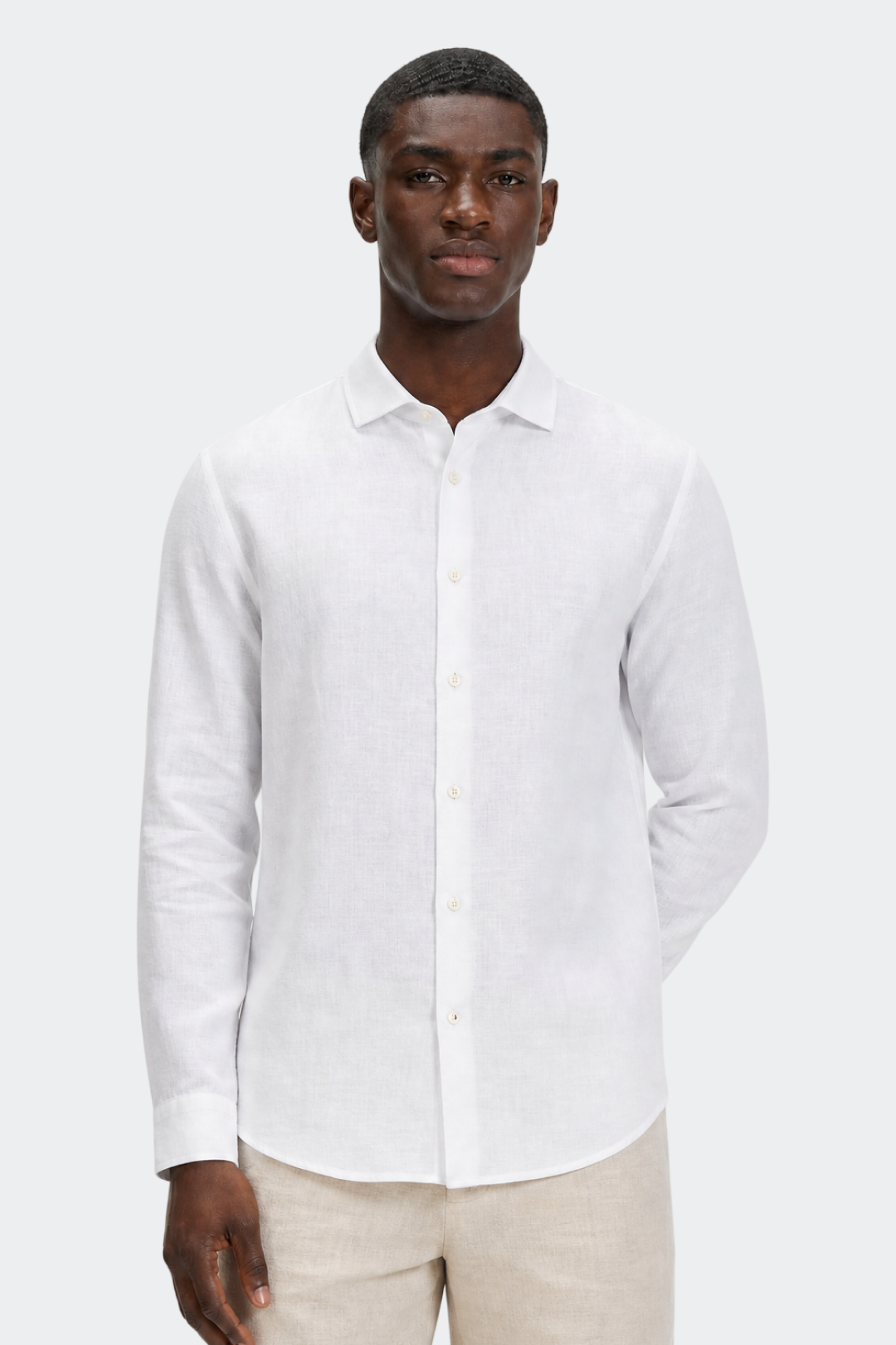 Pure Linen Shirt in Relaxed-Fit