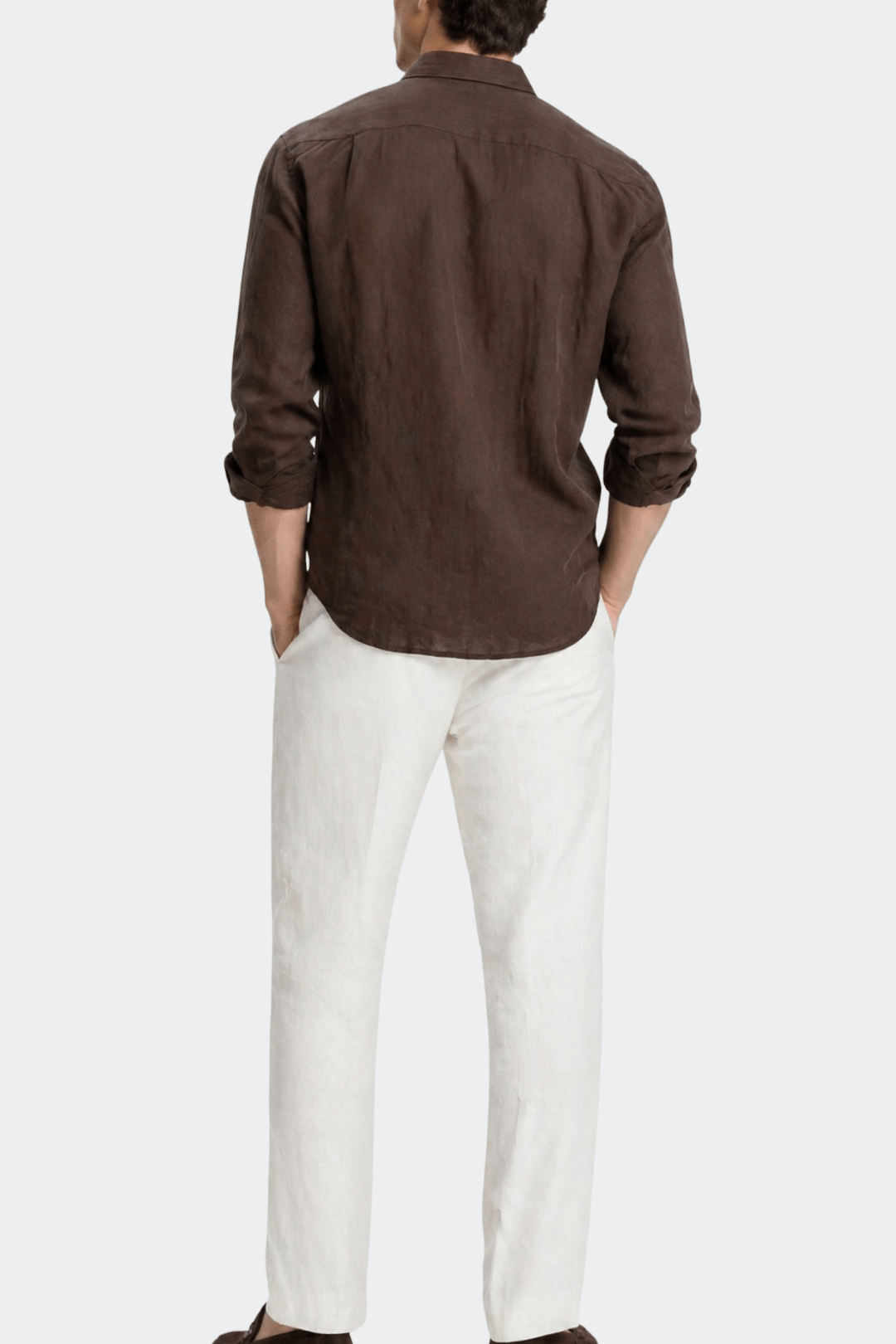 Long Sleeve Linen Shirt-3