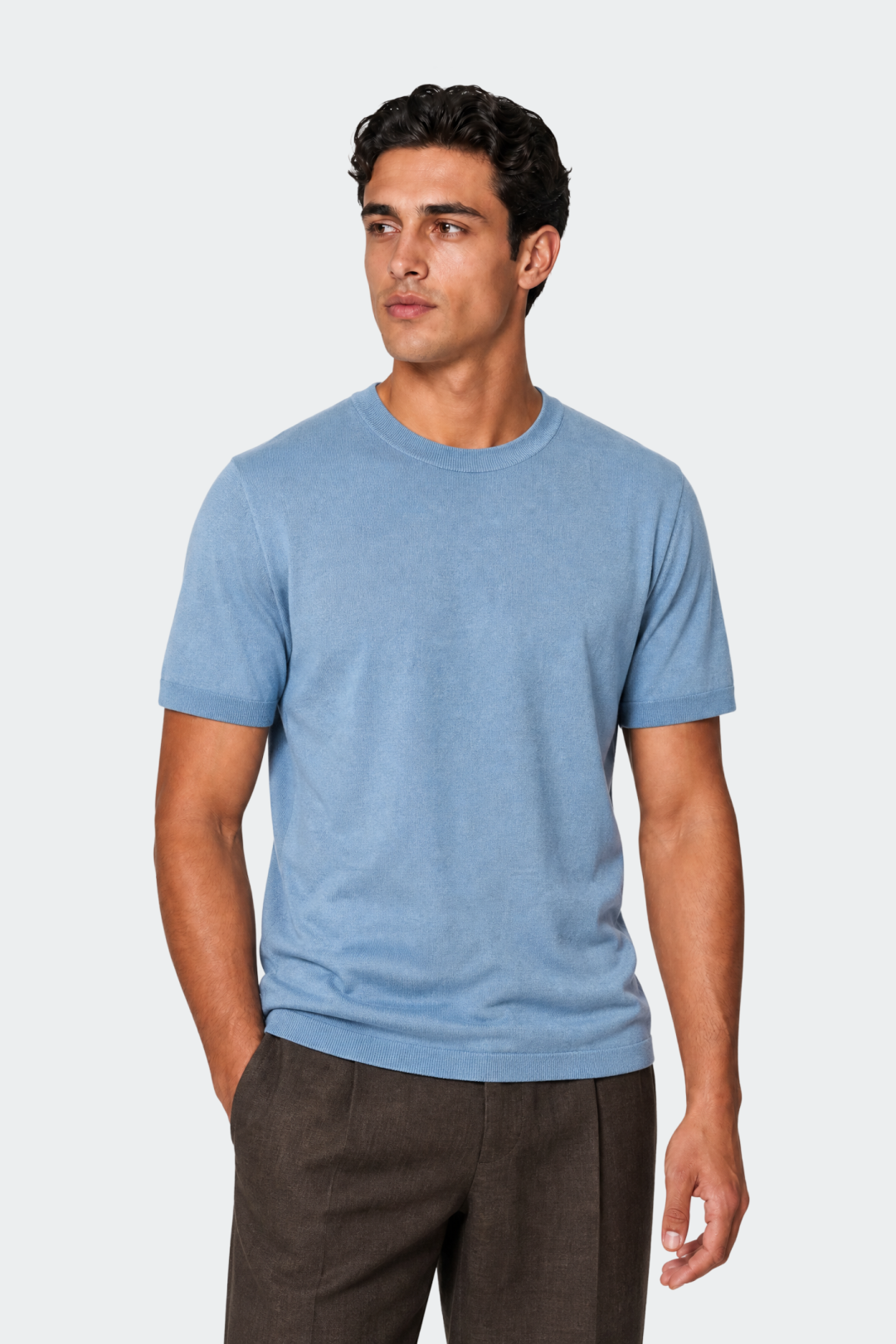 Lyocell Knit T-Shirt-thumbmail-8