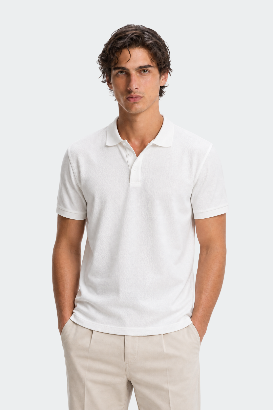 Piqué Cotton Polo Shirt