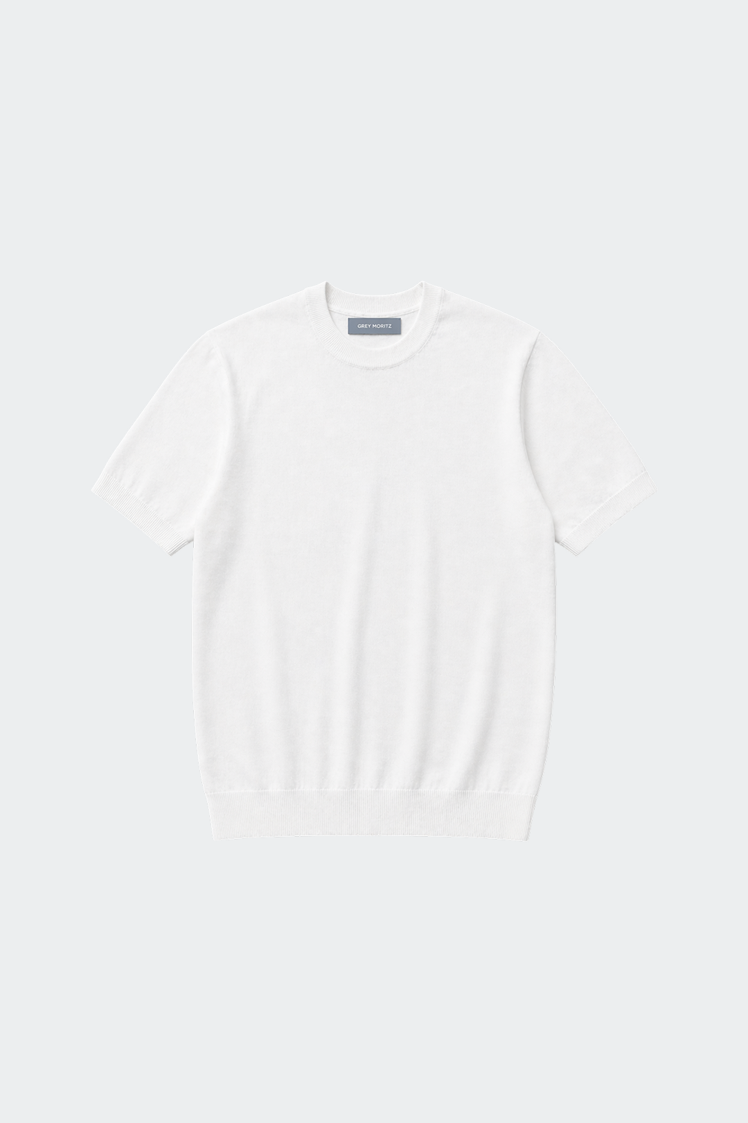 Knitted Cotton Crewneck T-Shirt-11