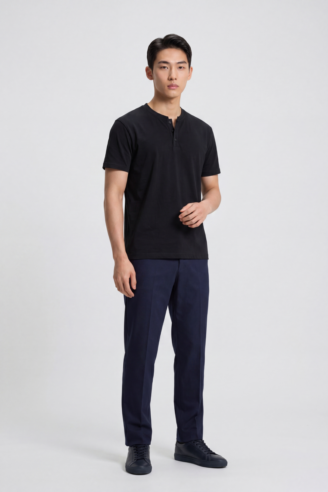 Henley Short Sleeve T-Shirt-thumbmail-3