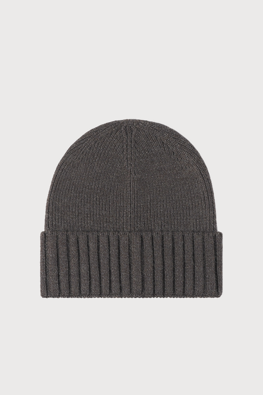 Ribbed Wool-Blend Beanie