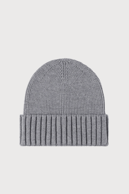 Ribbed Wool-Blend Beanie