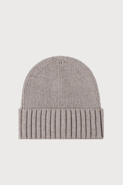 Ribbed Wool-Blend Beanie