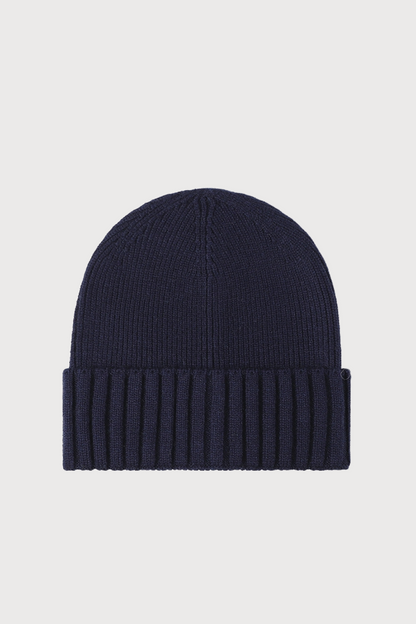 Ribbed Wool-Blend Beanie