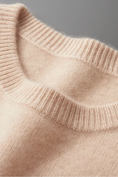Merino Wool Blend Crewneck Sweater